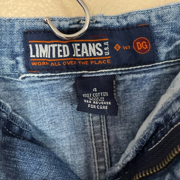 VINTAGE Limited Jeans Denim Mini Skirt - Picture 2 of 7